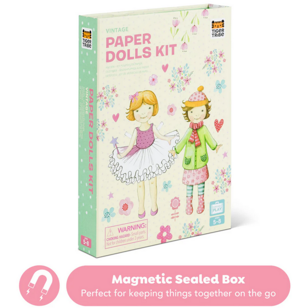 TIGER TRIBE VINTAGE PAPER DOLLS KIT