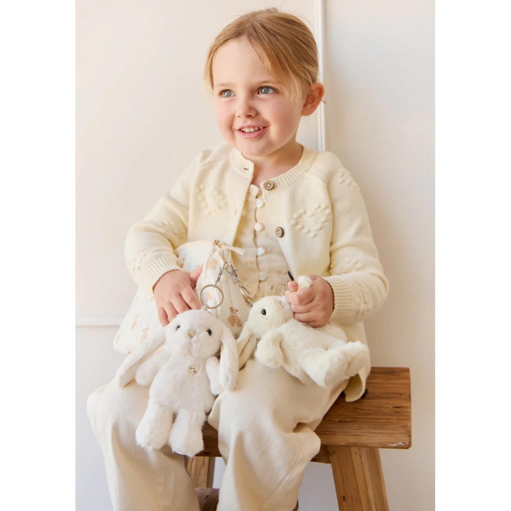 SNUGGLE BUNNIES PENELOPE MARSHMALLOW BAG CHARM