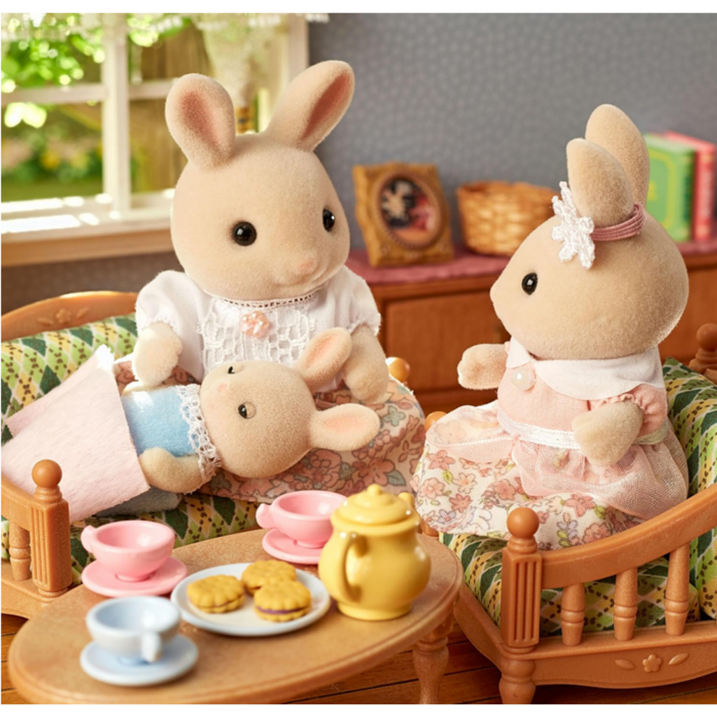 CALICO CRITTERS MILK RABBIT FAMILY CALICO CRITTERS