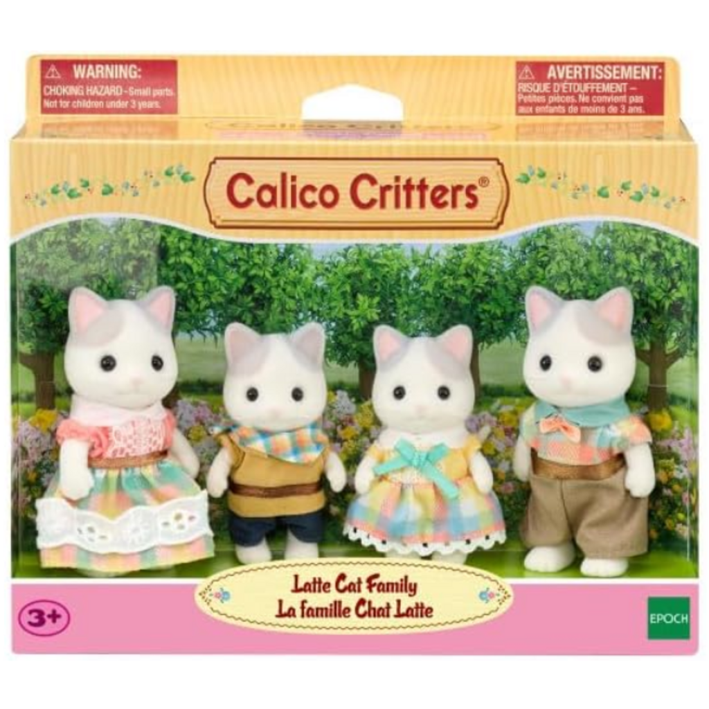 CALICO CRITTERS LATTE CAT FAMILY CALICO CRITTERS