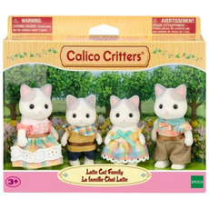 CALICO CRITTERS LATTE CAT FAMILY CALICO CRITTERS
