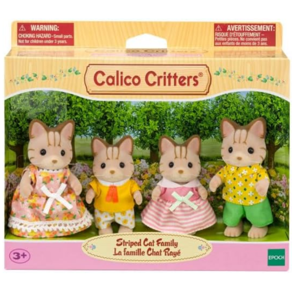 CALICO CRITTERS STRIPED CAT FAMILY CALICO CRITTERS