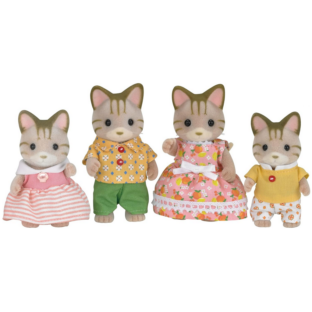 CALICO CRITTERS STRIPED CAT FAMILY CALICO CRITTERS