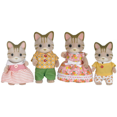 CALICO CRITTERS STRIPED CAT FAMILY CALICO CRITTERS