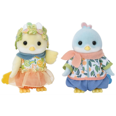 CALICO CRITTERS CITRUS BIRD FAMILY CALICO CRITTERS