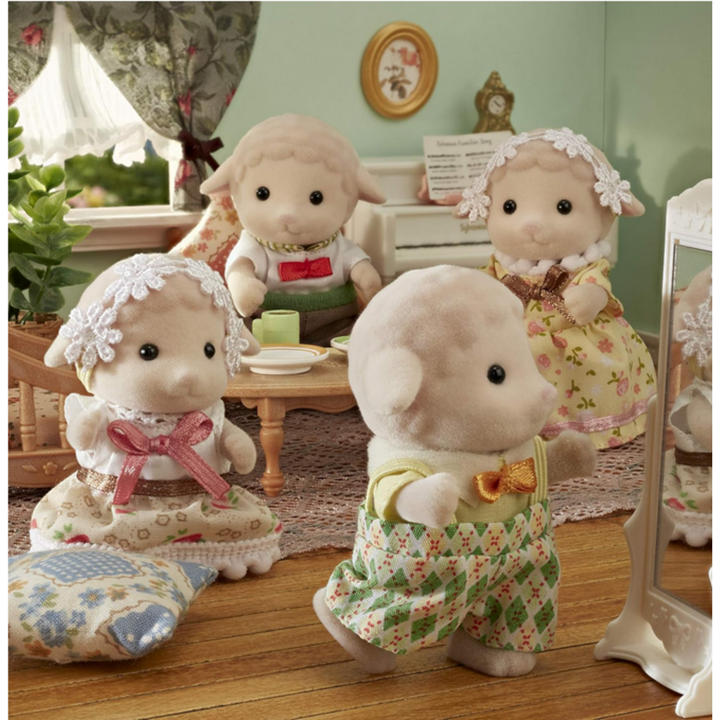 CALICO CRITTERS SHEEP FAMILY CALICO CRITTERS