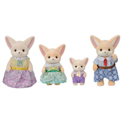 CALICO CRITTERS FENNEC FOX FAMILY CALICO CRITTERS