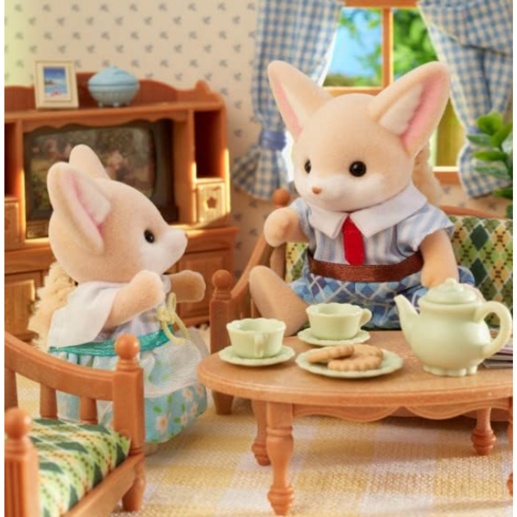 CALICO CRITTERS FENNEC FOX FAMILY CALICO CRITTERS