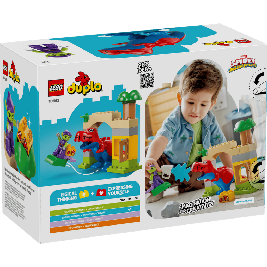 LEGO DINOSAUR SPIDEY-REX VS. GREEN GOBLIN