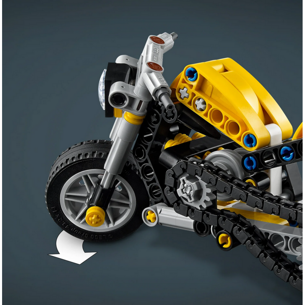 LEGO YELLOW MOTORCYCLE