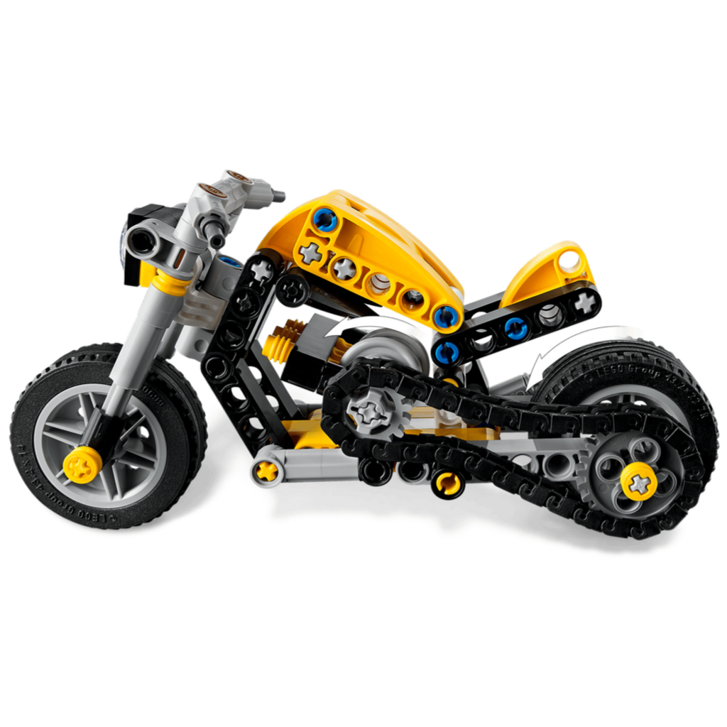 LEGO YELLOW MOTORCYCLE