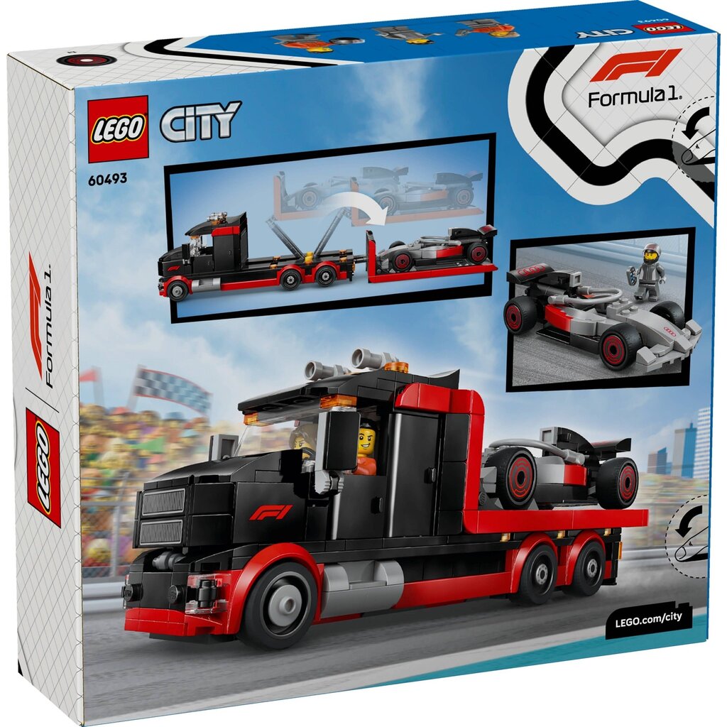 LEGO F1 DISPLAY TRUCK WITH AUDI F1 RACE CAR