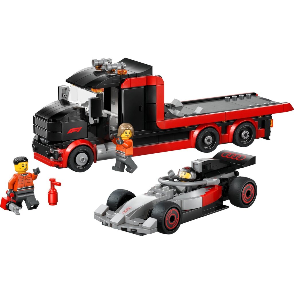 LEGO F1 DISPLAY TRUCK WITH AUDI F1 RACE CAR