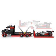 F1 DISPLAY TRUCK WITH AUDI F1 RACE CAR