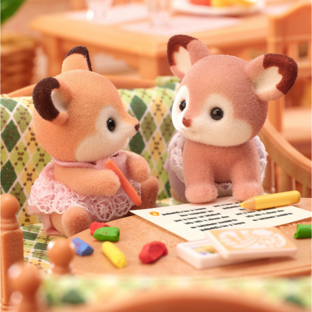 CALICO CRITTERS DEER TWINS CALICO CRITTERS