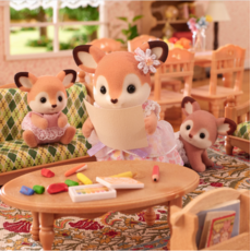 CALICO CRITTERS DEER TWINS CALICO CRITTERS