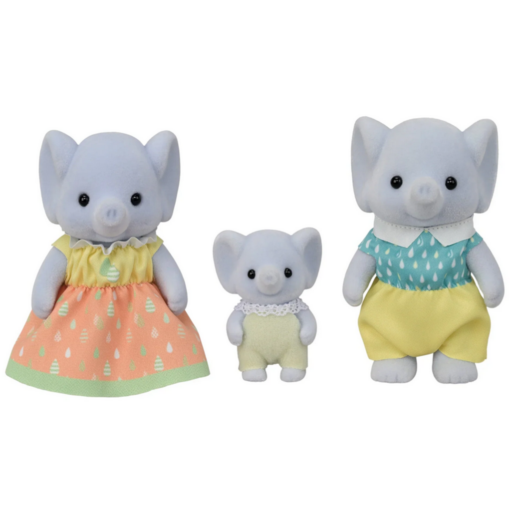CALICO CRITTERS ELEPHANT FAMILY TRIO CALICO CRITTERS