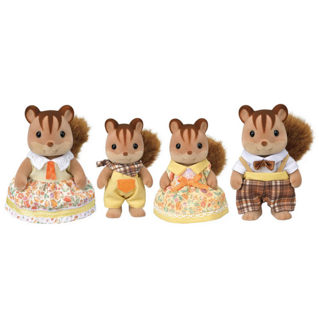 CALICO CRITTERS WALNUT SQUIRREL FAMILY CALICO CRITTERS