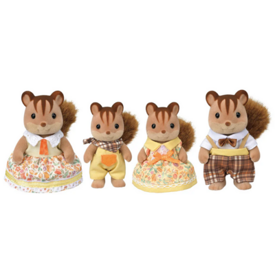 CALICO CRITTERS WALNUT SQUIRREL FAMILY CALICO CRITTERS