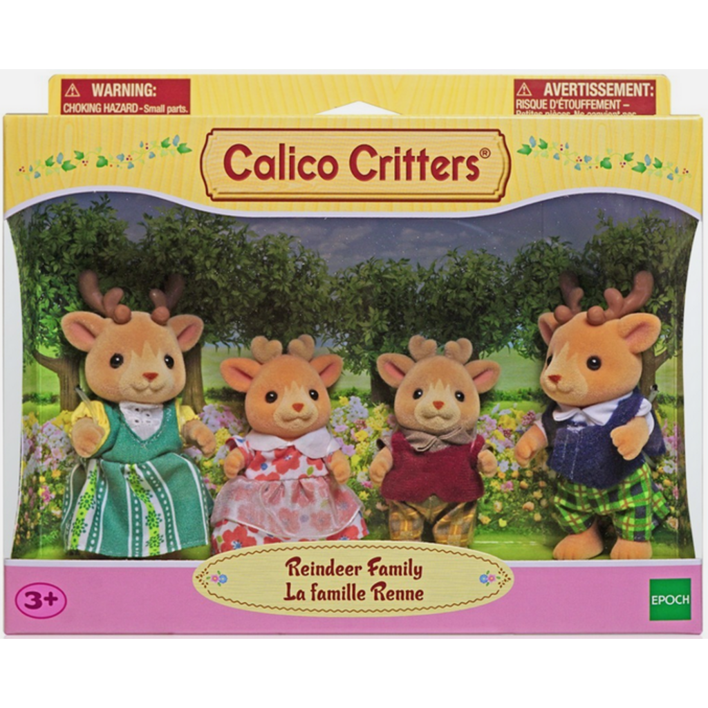 CALICO CRITTERS REINDEER FAMILY CALICO CRITTERS