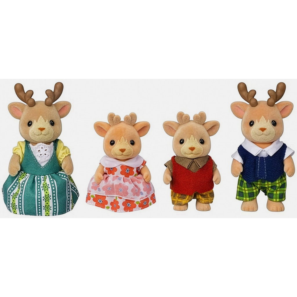 CALICO CRITTERS REINDEER FAMILY CALICO CRITTERS