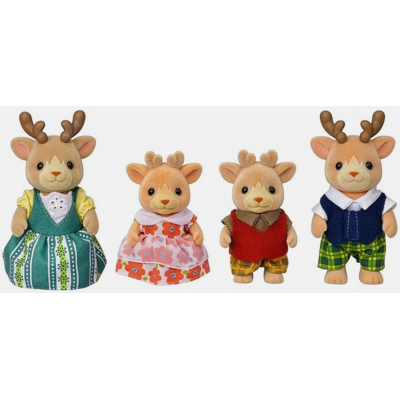 CALICO CRITTERS REINDEER FAMILY CALICO CRITTERS