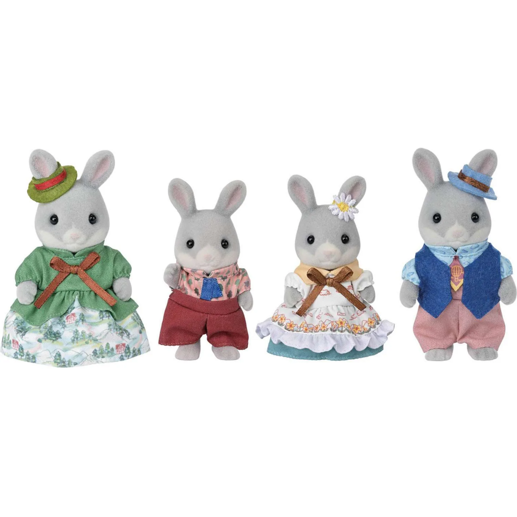 CALICO CRITTERS COTTONTAIL RABBIT FAMILY CALICO CRITTERS