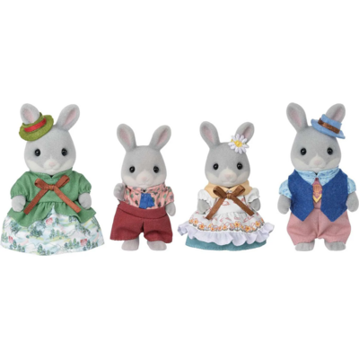 CALICO CRITTERS COTTONTAIL RABBIT FAMILY CALICO CRITTERS