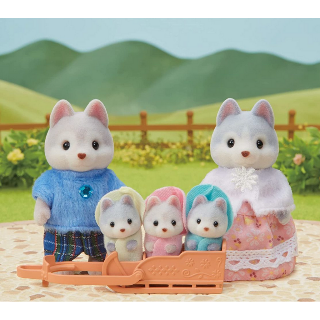CALICO CRITTERS HUSKY FAMILY CALICO CRITTERS*