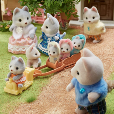 CALICO CRITTERS HUSKY FAMILY CALICO CRITTERS*