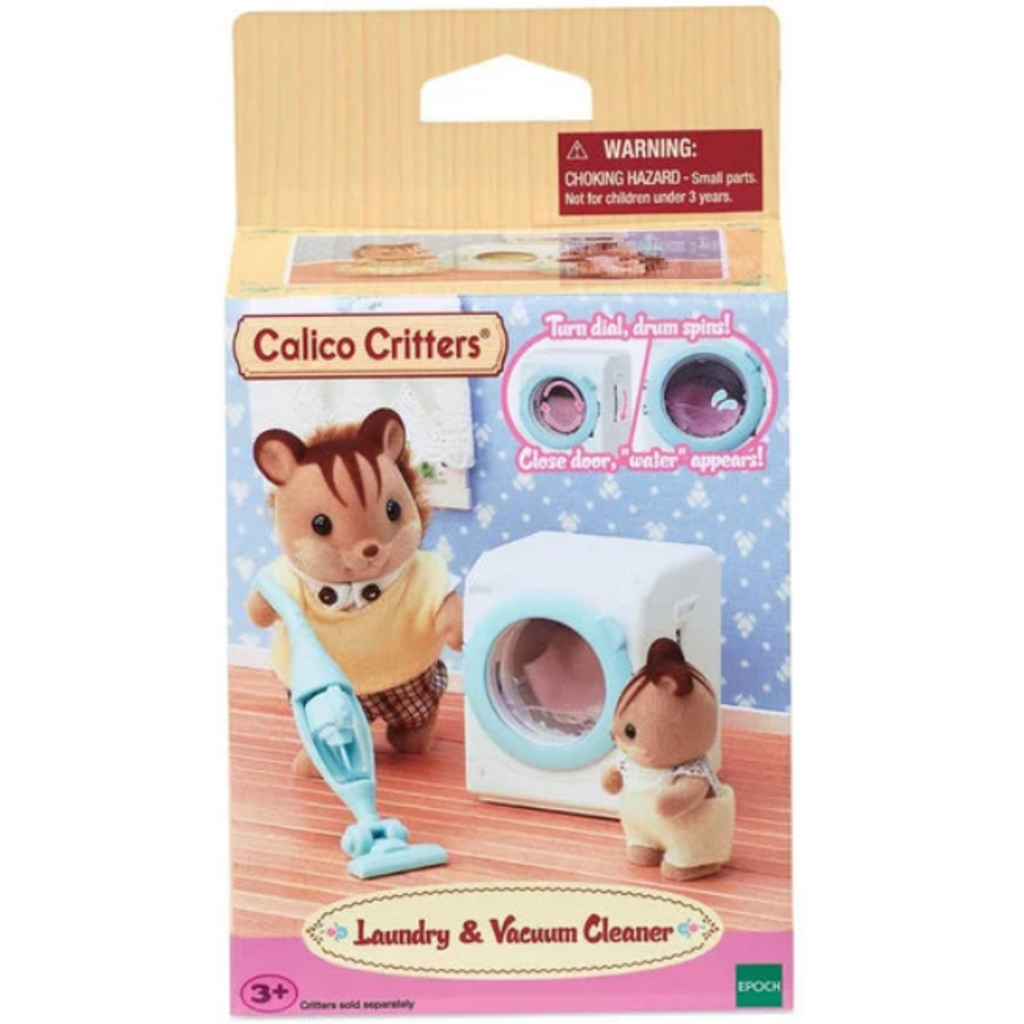 CALICO CRITTERS LAUNDRY & VACUUM CLEANER  CALICO CRITTERS
