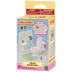 CALICO CRITTERS TOILET SET CALICO CRITTERS