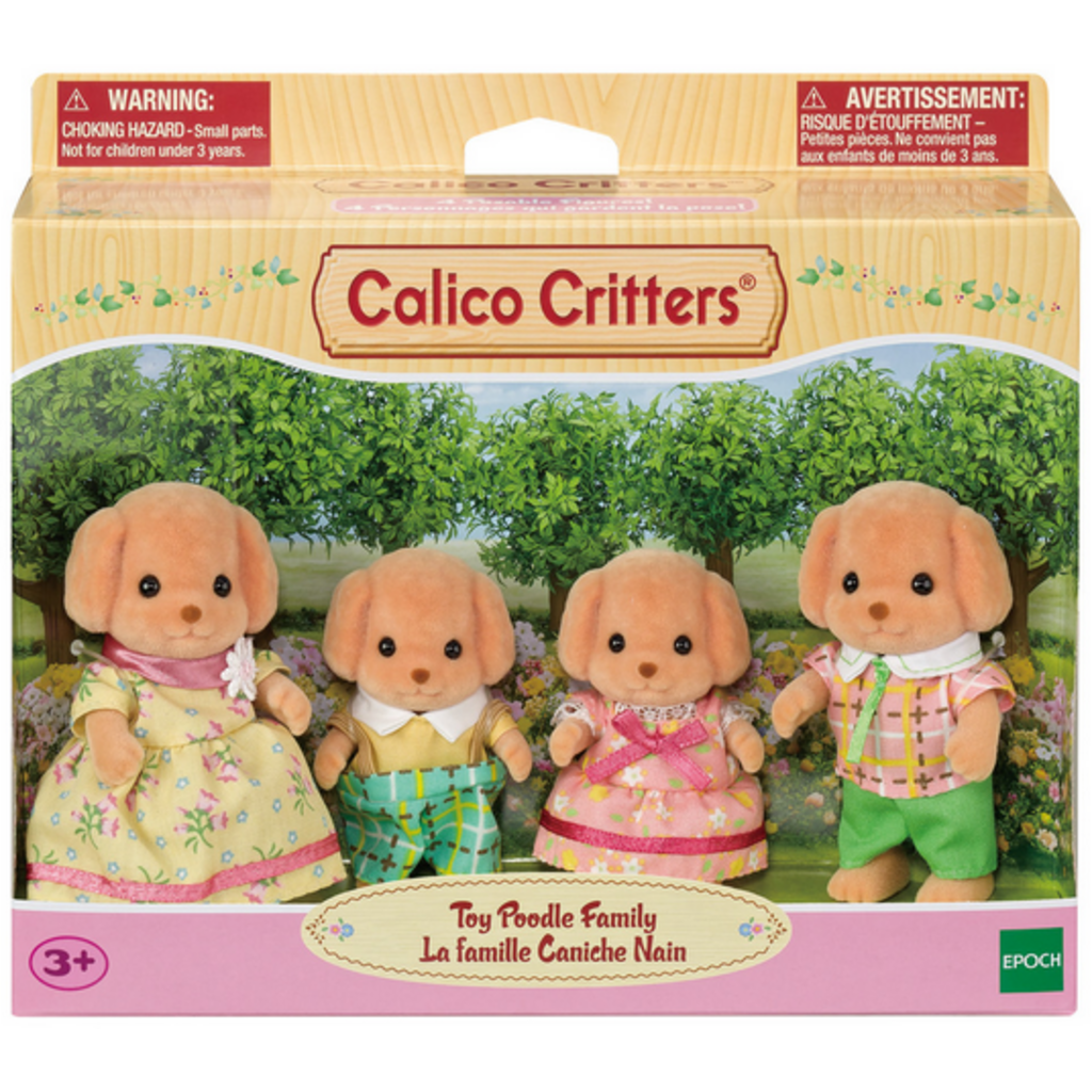 CALICO CRITTERS TOY POODLE FAMILY CALICO CRITTERS