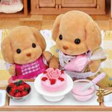 CALICO CRITTERS TOY POODLE FAMILY CALICO CRITTERS