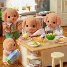 CALICO CRITTERS TOY POODLE FAMILY CALICO CRITTERS