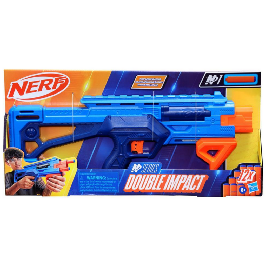NERF NERF N SERIES DOUBLE IMPACT BLASTER