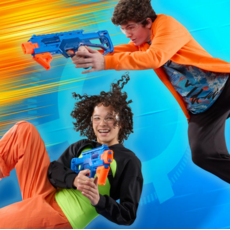 NERF NERF N SERIES DOUBLE IMPACT BLASTER