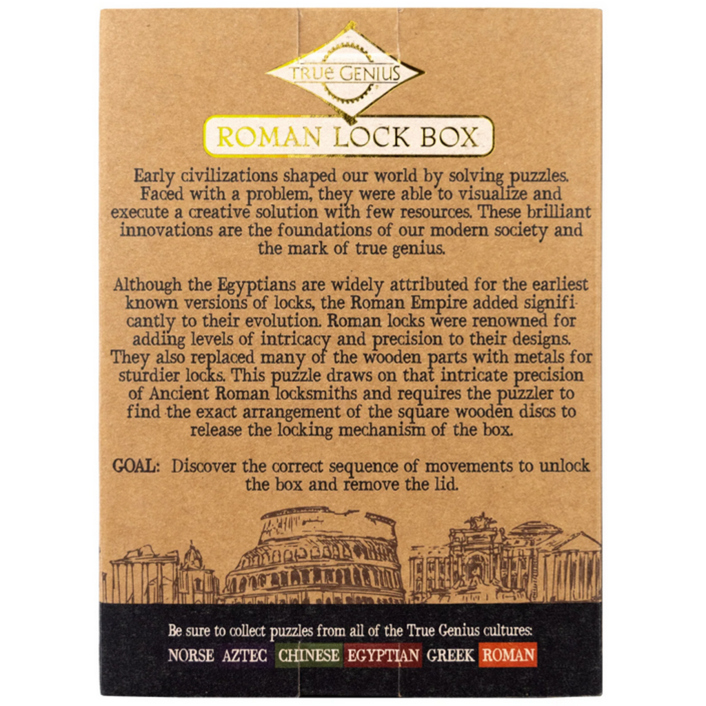 PROJECT GENIUS ROMAN LOCK BOX