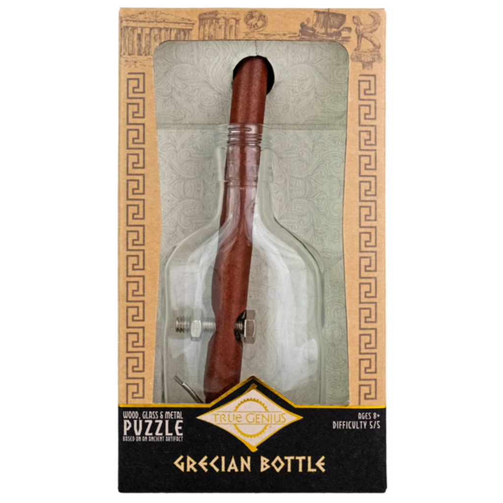PROJECT GENIUS GRECIAN GLASS BOTTLE