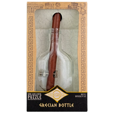 PROJECT GENIUS GRECIAN GLASS BOTTLE