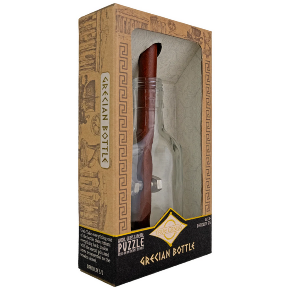 PROJECT GENIUS GRECIAN GLASS BOTTLE