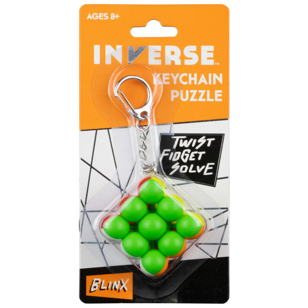 PROJECT GENIUS INVERSE BLINX PUZZLE KEYCHAIN