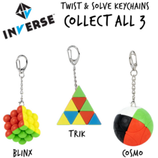 PROJECT GENIUS INVERSE BLINX PUZZLE KEYCHAIN