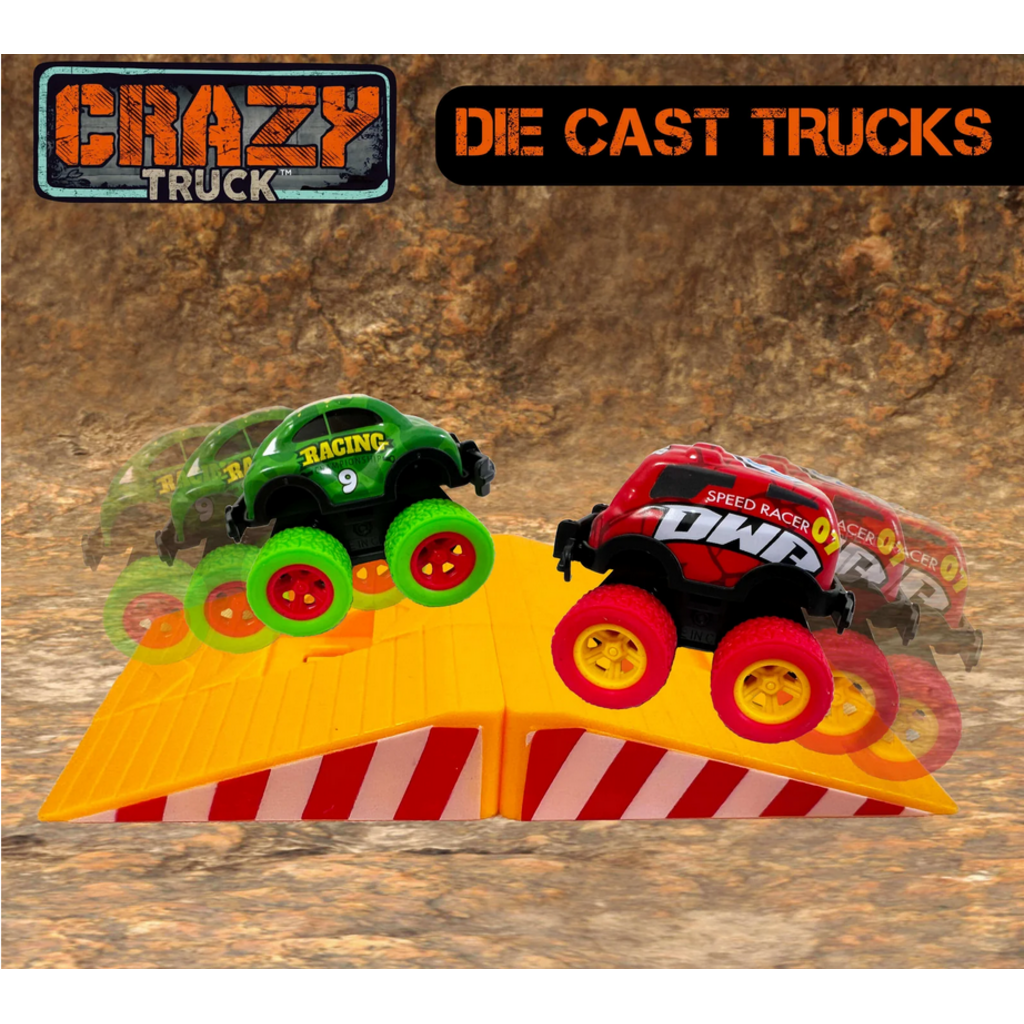 THIN AIR BRANDS DIECAST PULL BACK 10 PC TRUCK SET