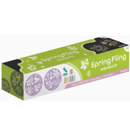 US TOY CHALK STENCIL KIT SPRING FLING