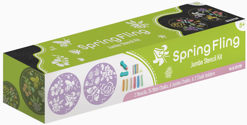CHALK STENCIL KIT SPRING FLING