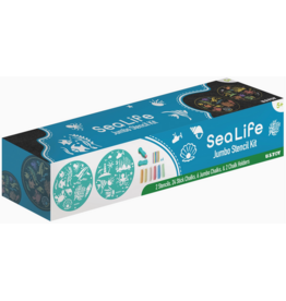 US TOY CHALK STENCIL KIT SEA LIFE
