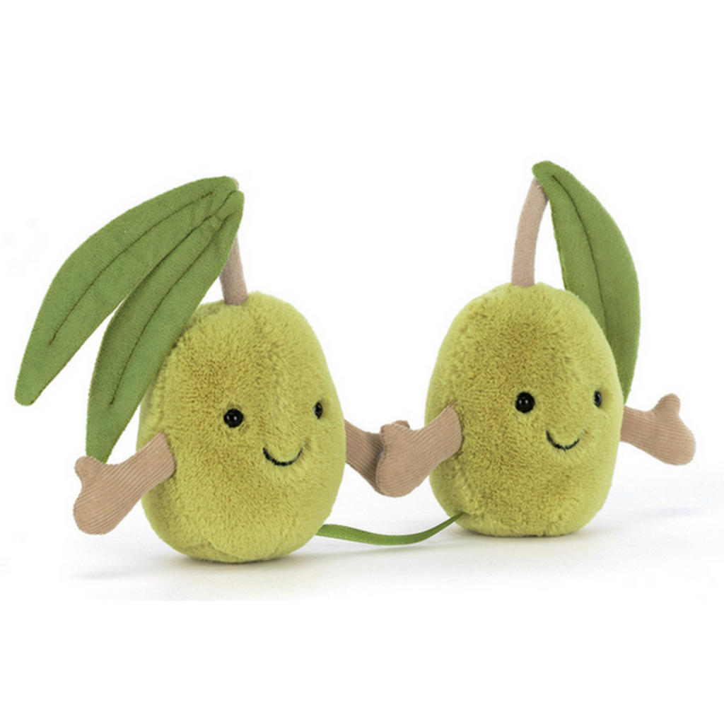 JELLY CAT AMUSEABLES PAIR OF OLIVES
