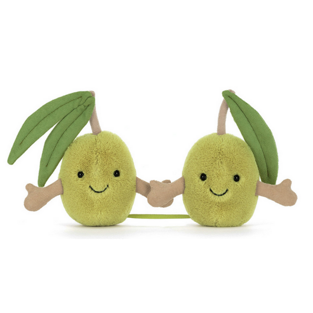 JELLY CAT AMUSEABLES PAIR OF OLIVES