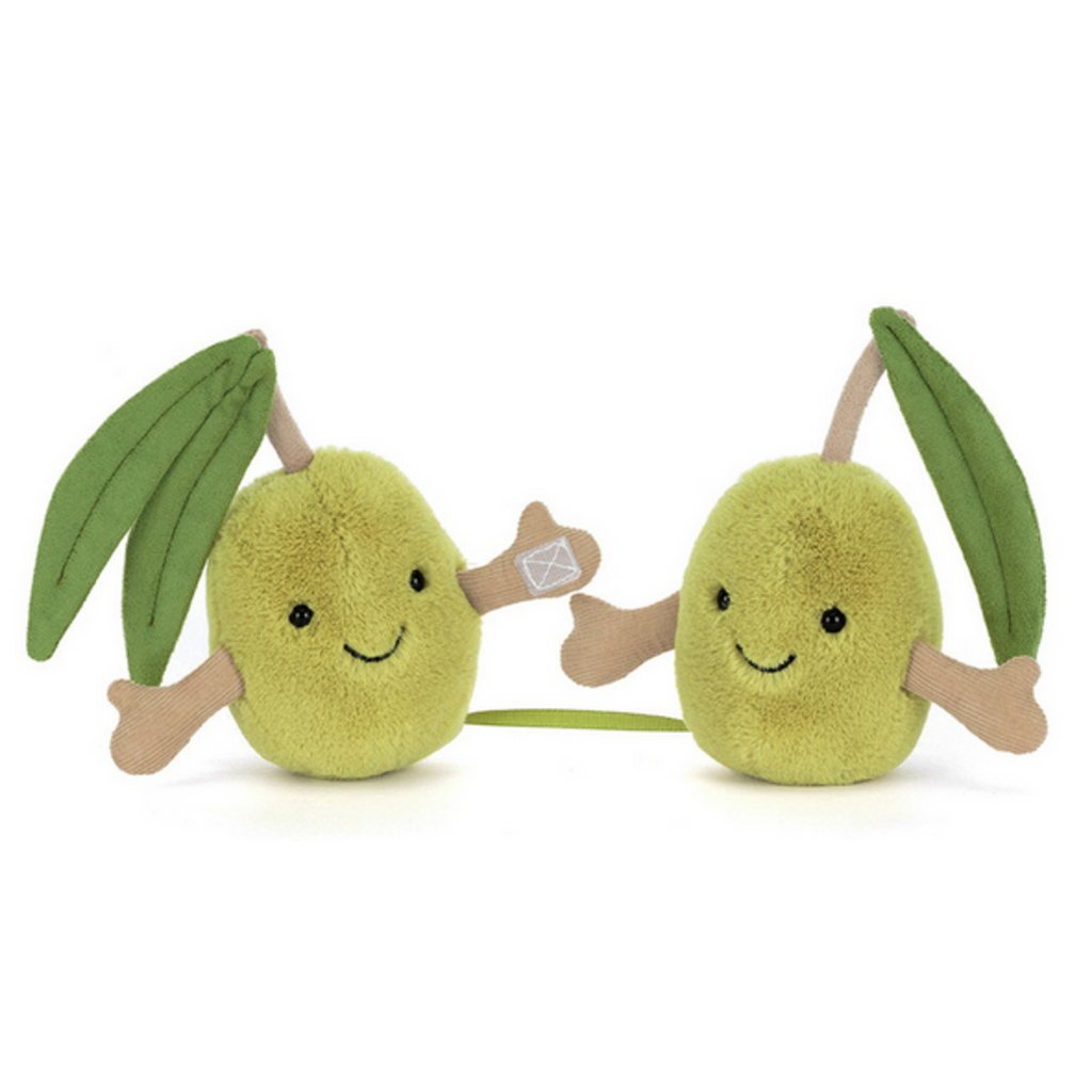 JELLY CAT AMUSEABLES PAIR OF OLIVES
